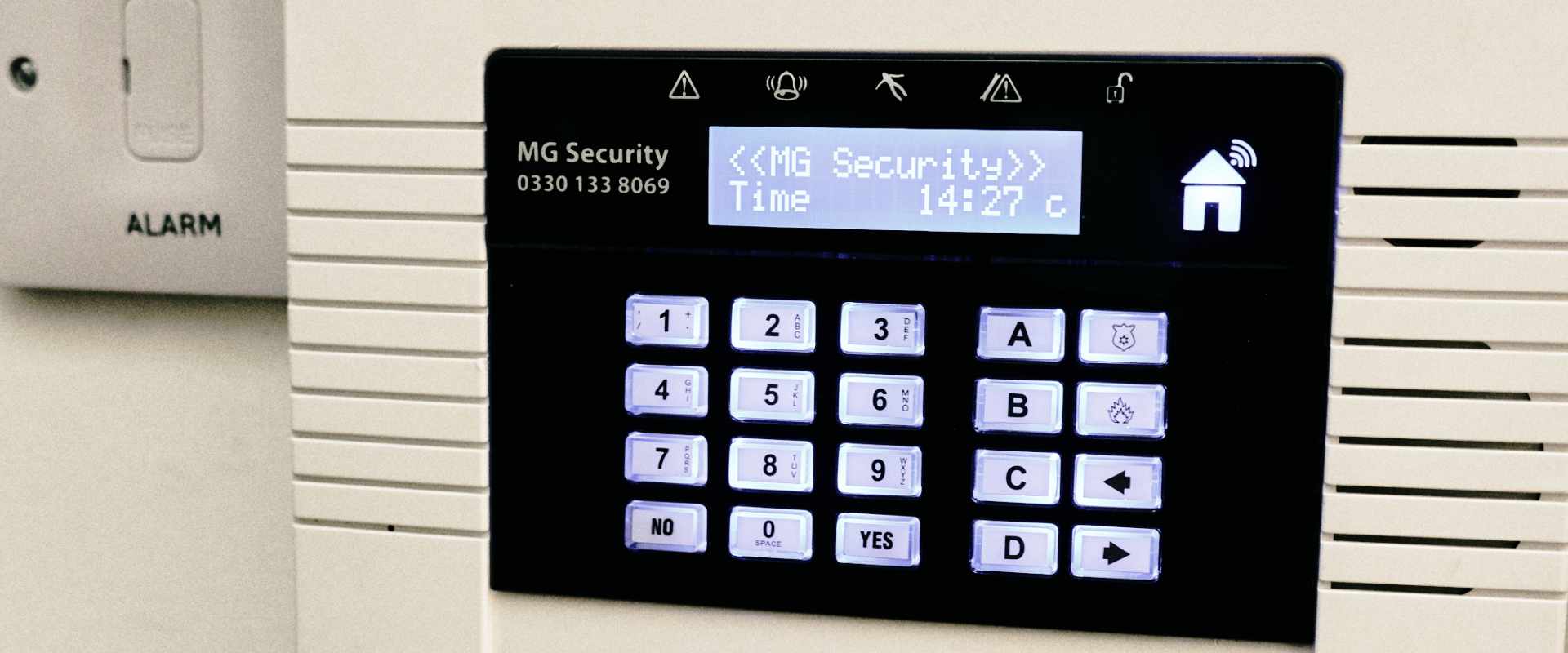MG Security Ashford Kent Installed Alarm System